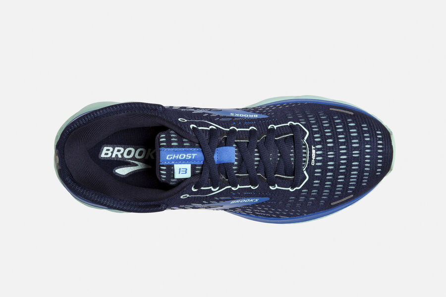 Brooks Ghost 13 Road Running Shoes - Womens - Navy/Blue - WF2579046